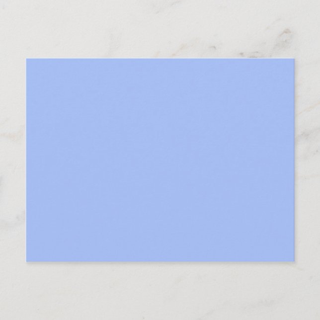 Carte Postale COULEUR UNIE - bleu clair (Devant)