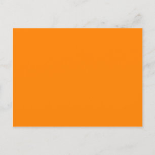 Carte Postale couleur UT orange