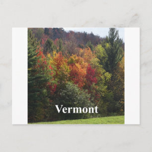 Carte Postale Couleur Vermont