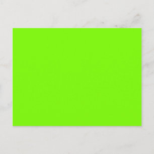 Carte Postale couleur vert pelouse