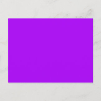 Carte Postale Couleur violette Fuchsia Neon violet vive uniqueme