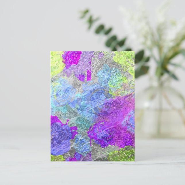 Carte Postale Couleurs Abstraites 2 (Debout devant)