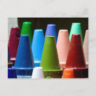 Carte Postale Couleurs Crayon