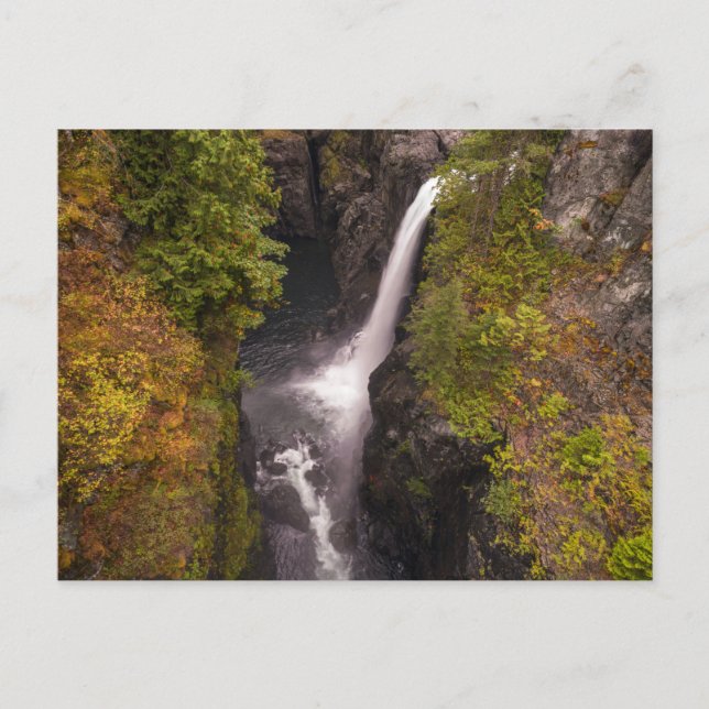 Carte Postale Couleurs d'automne aux chutes de l'orignal (Devant)