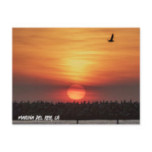 Couleurs de coucher de soleil magnifiques - Marina
