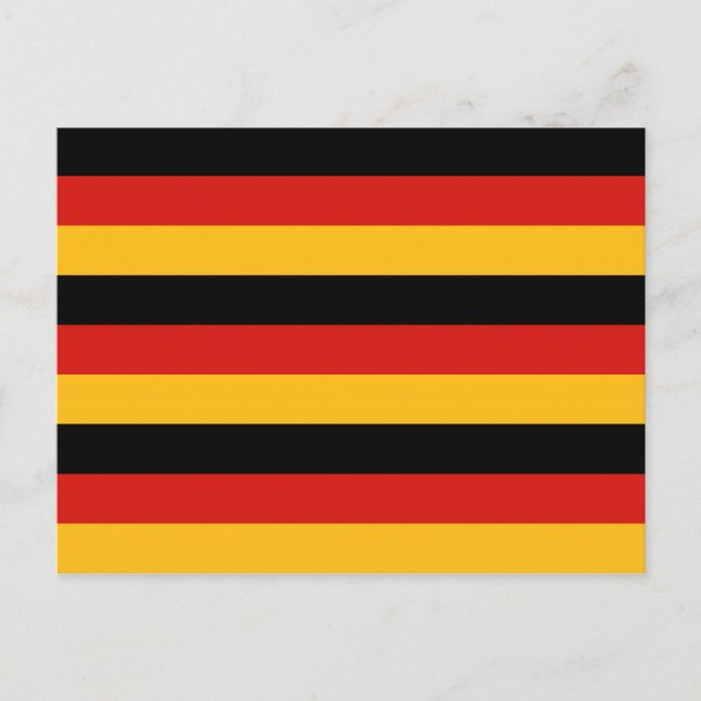 CARTE POSTALE COULEURS DE DRAPEAU ALLEMANDE (Devant)
