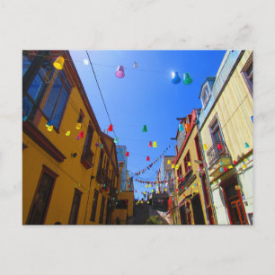 Carte Postale couleurs de la rue valparaíso