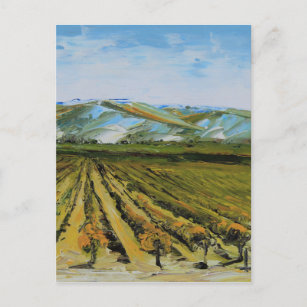 Carte Postale Couleurs de Napa Valley, pays de vin la Californie
