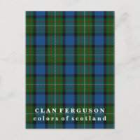 Couleurs du clan écossais Ferguson Tartan
