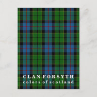Couleurs du clan écossais Forsyth Tartan