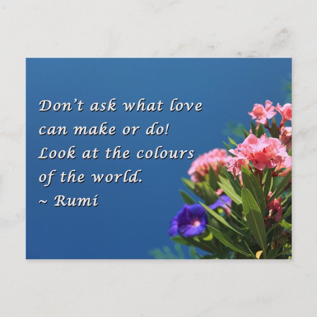 Carte Postale Couleurs du monde (Devant)