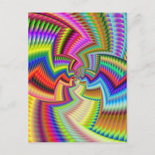Carte Postale Couleurs ethniques funky
