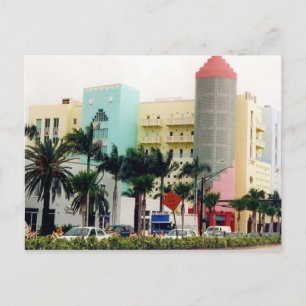 Carte Postale couleurs miami
