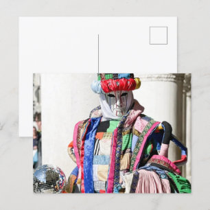 Carte Postale Couleurs spectaculaires du Vénétie Carnivale