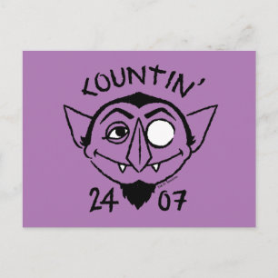 Carte Postale Count von Count Patinage Logo - Countin' 24/7