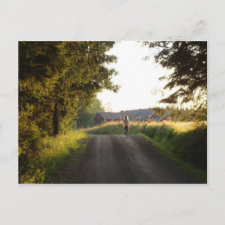 Carte Postale Country Girl