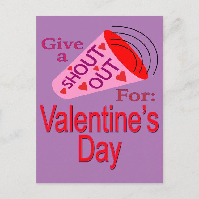Carte Postale Coup de cœur pour la Saint-Valentin (Devant)