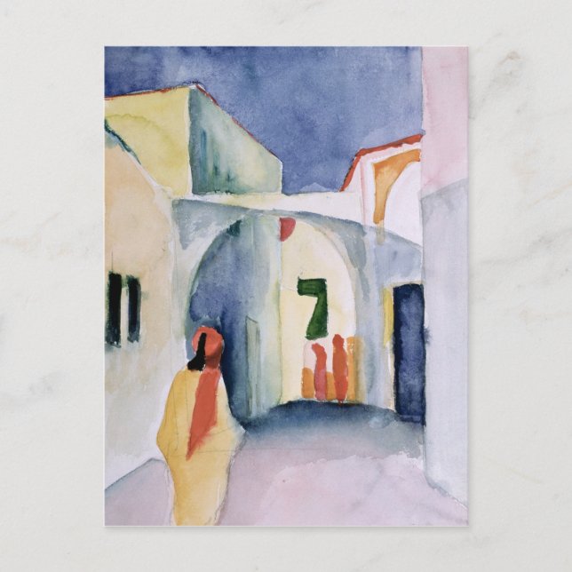 Carte Postale Coup d'oeil dans une allée (Devant)