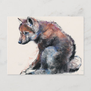 Carte Postale Coupe de loup de Pologne 2001