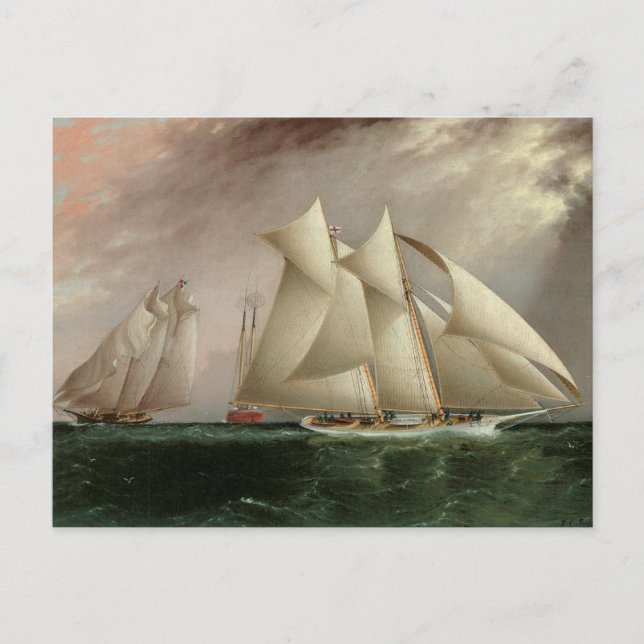 Carte Postale Coupe de l'ouragan Columbia et Dauntless (Devant)