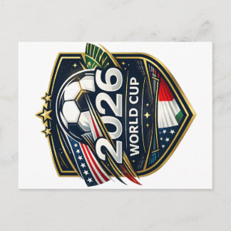 Carte postale Coupe du Monde 2026 Fan Shield