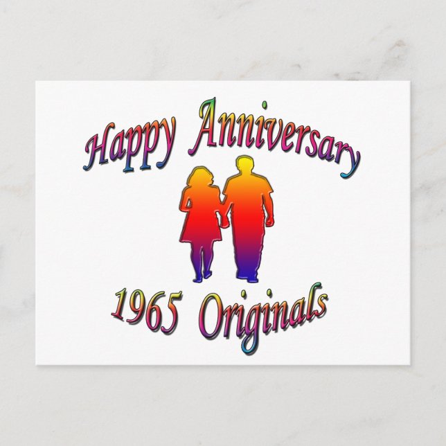 Carte Postale Couple 1965 (Devant)