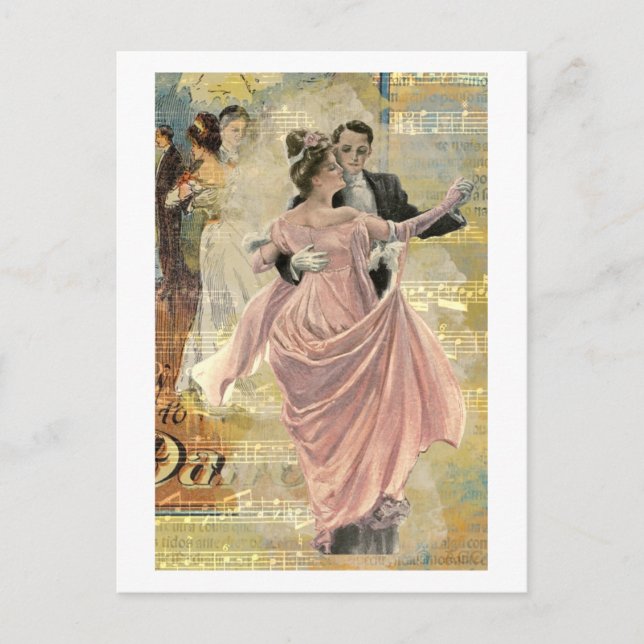 Carte Postale Couple Dancing (Devant)