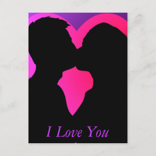 Carte Postale Couple de baiser
