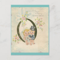 Couple de mariage vintage