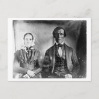 Couple homme et femme assis 1840