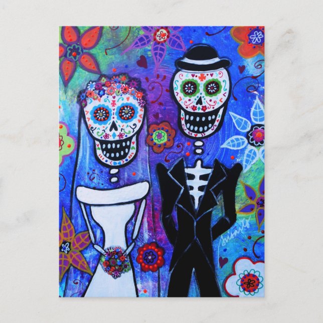 Carte Postale Couple Marié (Devant)