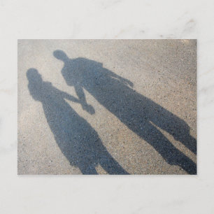 Carte postale Couple Ombre