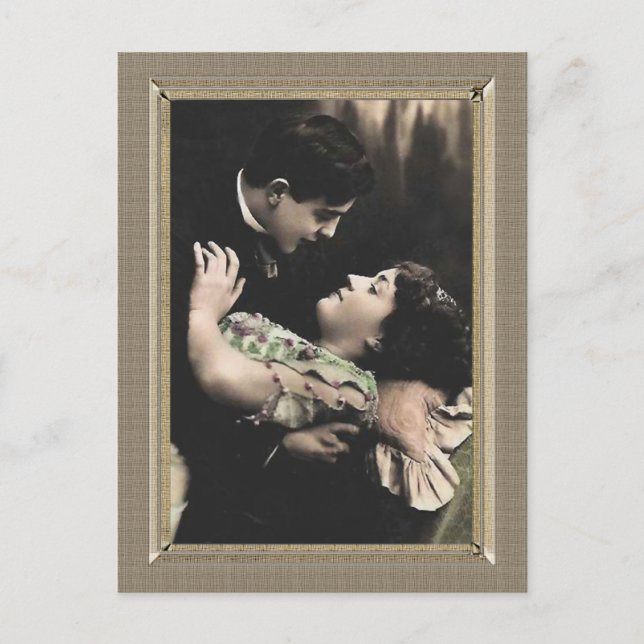 Carte Postale Couple romantique - un seul amour (Devant)