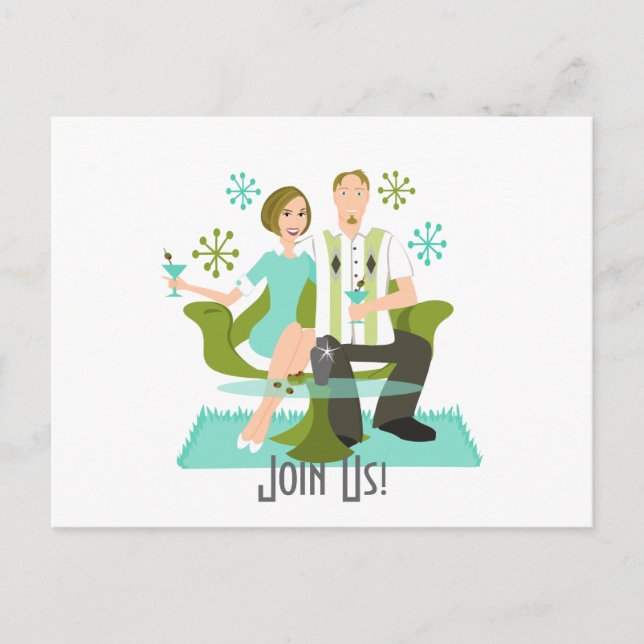 Carte Postale Couple Snazzy (Devant)