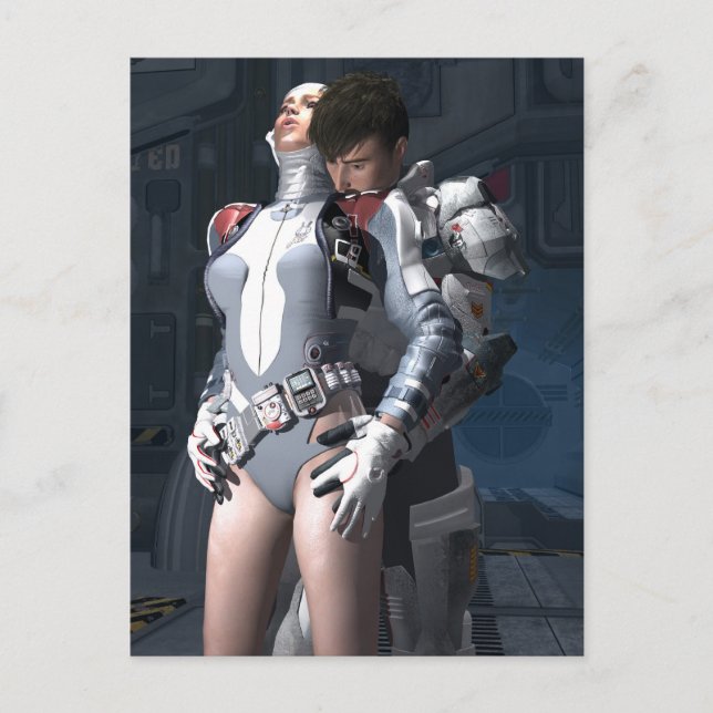 Carte Postale couples d'espaces (Devant)