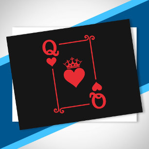 Carte Postale Couples jumelés Costume d'Halloween Reine des Coeu