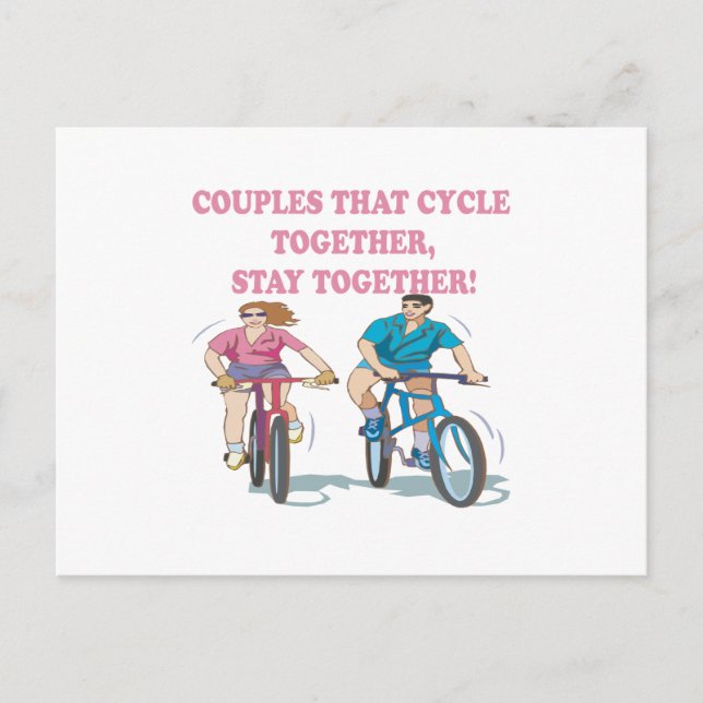 Carte Postale Couples qui tournent ensemble (Devant)