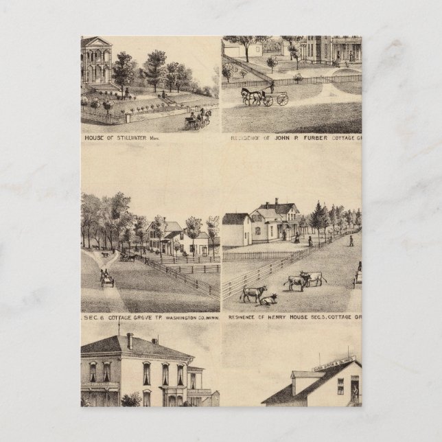 Carte Postale Cour de Stillwater, Minnesota (Devant)