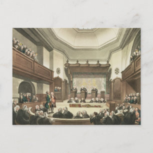 Carte Postale Cour des Common Pleas, Westminster Hall