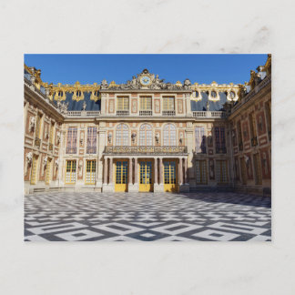 Carte Postale Cour en marbre du château de Versailles, France