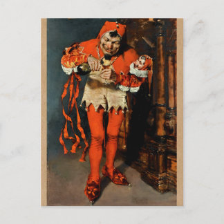 Carte Postale Cour Jester William Merritt Chase Art