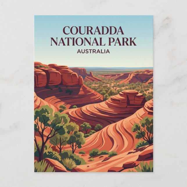 Carte Postale Couradda Parc National Australie (Devant)
