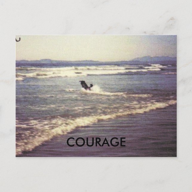 CARTE POSTALE COURAGE (Devant)