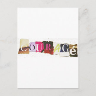 Carte Postale Courage
