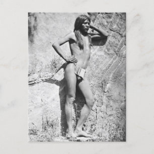 Carte Postale Courageux amérindien