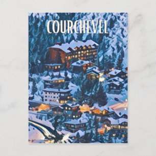 Carte Postale Courchevel Station de ski