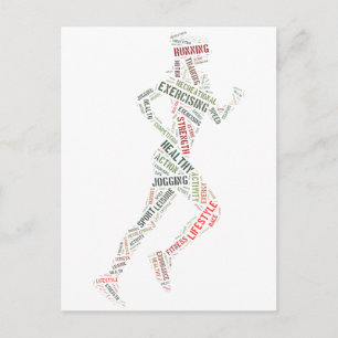 Carte Postale Coureur