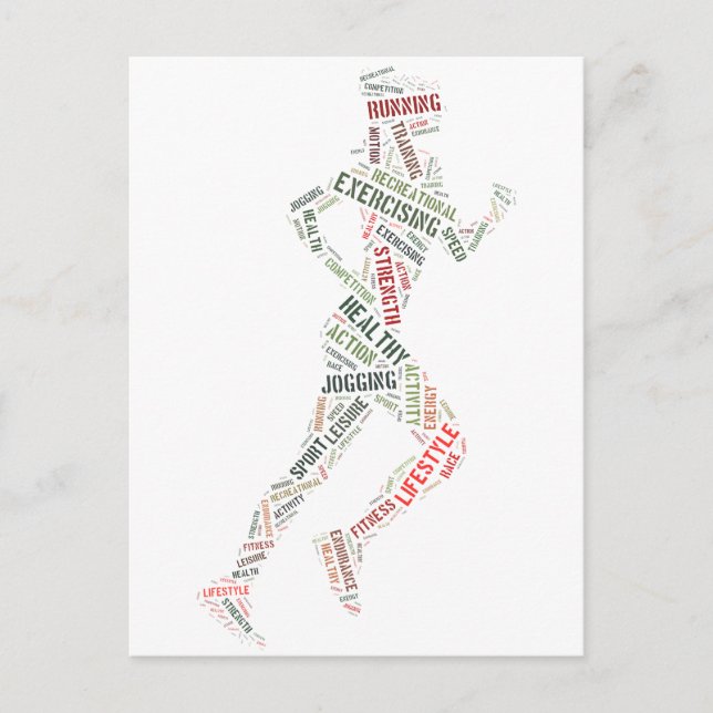 Carte Postale Coureur (Devant)