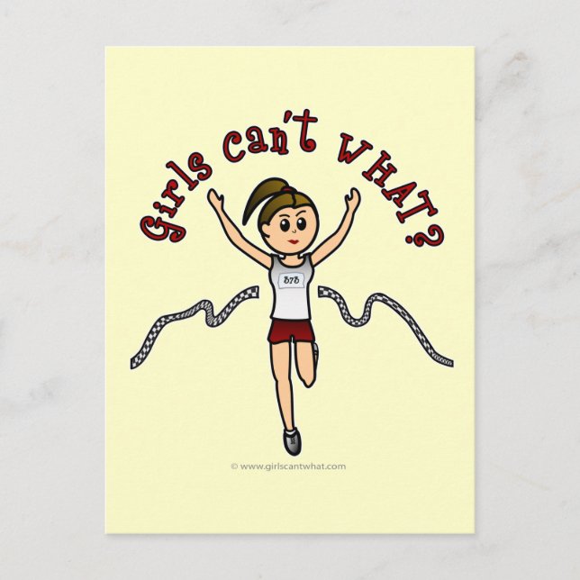 Carte Postale Coureur léger en Uniforme rouge (Devant)