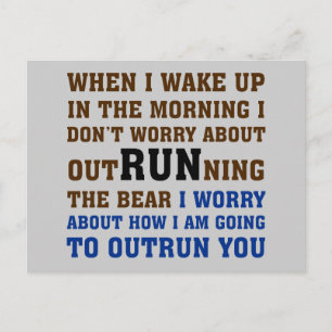 Carte Postale Courir, c'est battre la concurrence